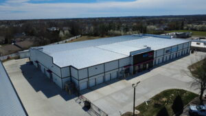 BestBox Storage facility in O'Fallon, Missouri, featuring (2) single-story buildings and (1) two-story climate-controlled building, totaling 81,798 sq. ft., built by Solid Steel Structures, Inc.