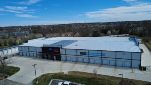 BestBox Storage facility in O'Fallon, Missouri, featuring (2) single-story buildings and (1) two-story climate-controlled building, totaling 81,798 sq. ft., built by Solid Steel Structures, Inc.