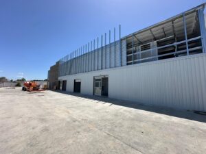 BestBox Storage facility in O'Fallon, Missouri, featuring (2) single-story buildings and (1) two-story climate-controlled building, totaling 81,798 sq. ft., built by Solid Steel Structures, Inc.