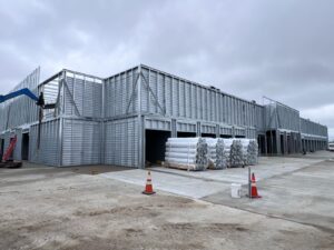 BestBox Storage facility in O'Fallon, Missouri, featuring (2) single-story buildings and (1) two-story climate-controlled building, totaling 81,798 sq. ft., built by Solid Steel Structures, Inc.