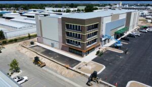 U-Haul Moving & Storage facility in Meridian, Idaho, featuring a four-story, 126,128 sq. ft. climate-controlled building constructed by Solid Steel Structures, Inc.
