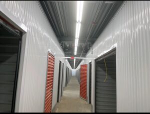 U-Haul Moving & Storage facility in Meridian, Idaho, featuring a four-story, 126,128 sq. ft. climate-controlled building constructed by Solid Steel Structures, Inc.